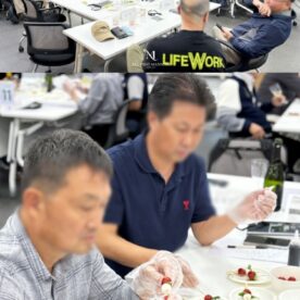 [와인강의]기아자동차 현장 엔지니어 330여명 대상 와인 강의 진행_최주리 대표 외 3명