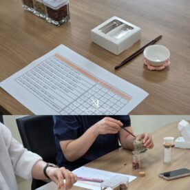 [티(Tea)강의]국가유산진흥원 경주매장유산국비발굴단 대상 티 테이스팅 & 족욕솔트 만들기 강의_지선화 강사