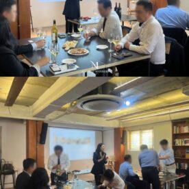 [와인강의]CJ대한통운 임원 대상 글로벌 와인 테이블 매너 강의_최주리 대표